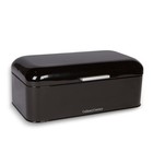 Culinary Couture Extra Large Black Bread Box for Kitchen Countertop - Holds 2...