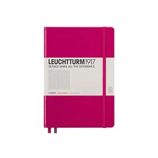 LEUCHTTURM1917 - Medium A5 Squared Hardcover Notebook (Berry) - 251 Numbered