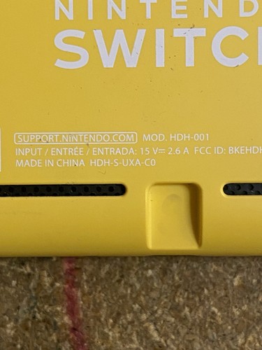 Nintendo Switch Lite Yellow 32GB Handheld System With Case - Picture 5 of 7