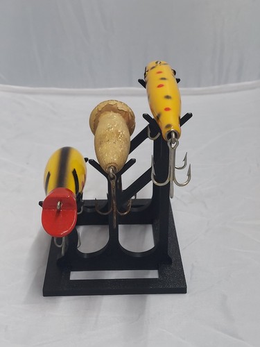 Aufsteller für 3 Köder für Bachdöbel, Heddon, Shakespeare, NUR STÄNDER - Bild 2 von 5