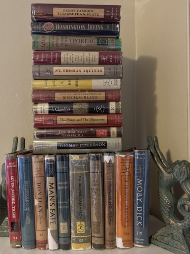 Lot of 29 Vintage Modern Library Hardcover Books w/ Dust Jackets, some rare