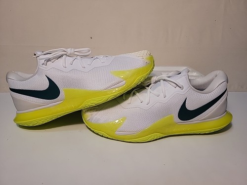 NIKE HOMBRE AIR ZOOM VAPOR JAGE 4 BLANCO/VOLTIO/TRAL RAFA TENIS DD1579-107 TALLA:15 - Imagen 9 de 13