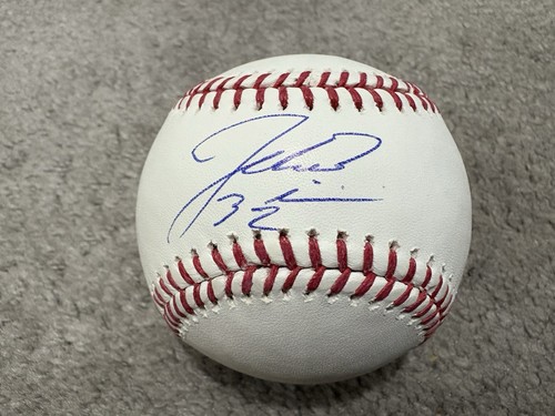 MILWAUKEE BREWERS JACOB MISIOROWSKI SIGNED RAWLINGS ROMLB BASEBALL PROVA COA - Picture 4 of 4