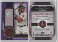2017 Topps Tribute Stamp of Approval Relics Purple /50 Hanley Ramirez #SOA-HR