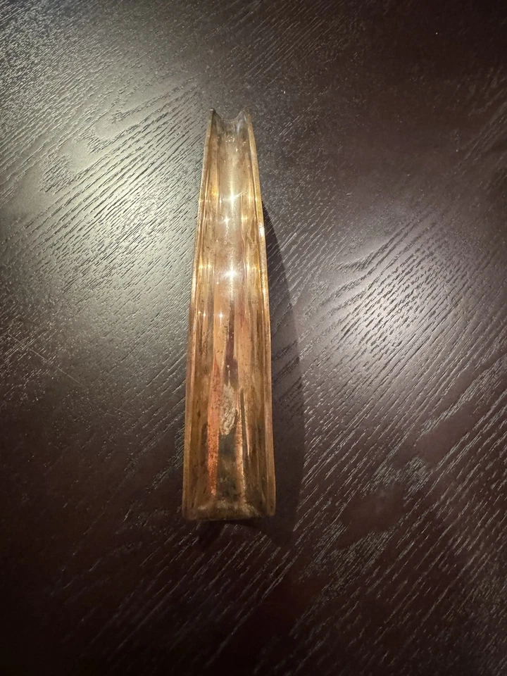 Vintage Brass Silver Color Pigtail Shoehorn 8" Long - Image 3 of 4