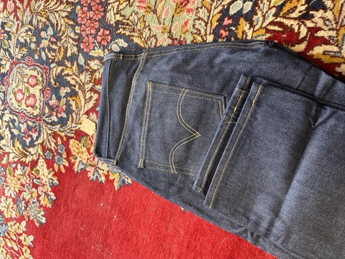 Jeans 501 XX Levi’s Shrink To Fit Deadstock Raw 35x40 Nuevos con Etiquetas - Imagen 13 de 14