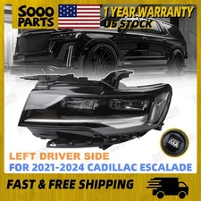 Left Driver Headlight Full LED Lamp For  2021-2024 Cadillac Escalade 84950142