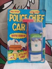 Vintage1967 Plymouth Fury Police Car In Original Package  Pull Strap 