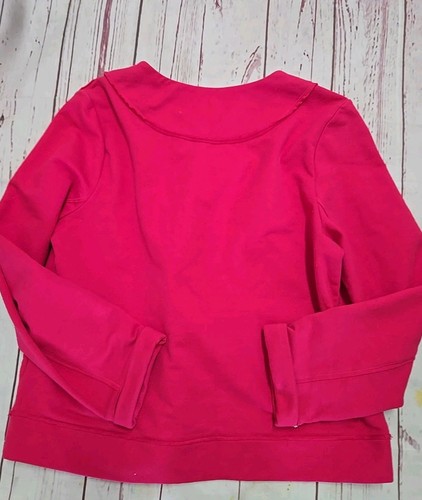 Neon Buddha Women's Pink Giant Button Blazer Jacket Small - Picture 3 of 3