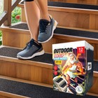 Outdoor Stair Treads Non Slip 30" x 6" - 12-Pack Weather Resistant Exterior Grip