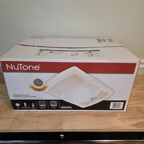 Broan NuTone 765HFL Ventilator mit Leuchtstofflampe & Heizung Neu Open Box