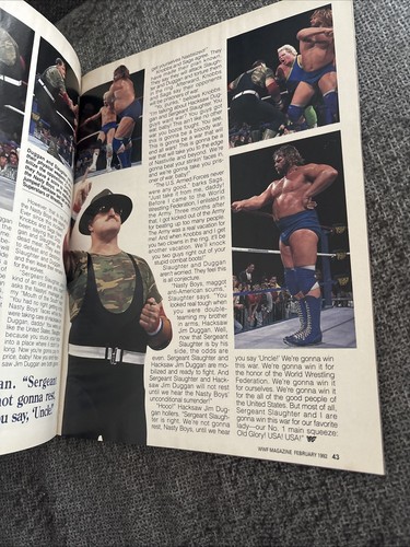 WWF Magazine February 1992 Ric Flair Cover WWE - Picture 6 of 11