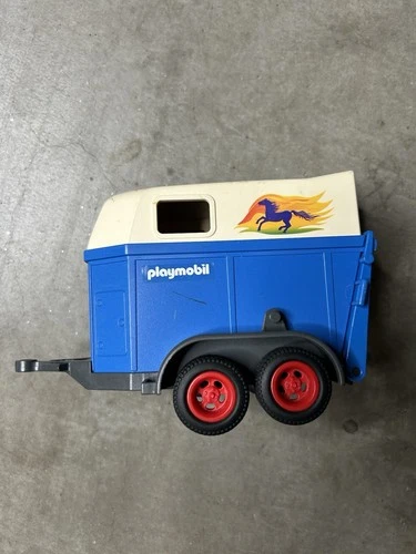 Playmobil horse trailer, part of the vintage Set 3851 Farm Horse Transport.