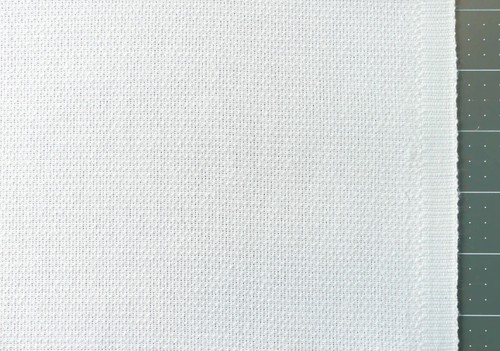 HUCK TOWELING - WHITE 100% Cotton Fabric, Dish Tea Towels Cross Stitch, BTY - Picture 1 of 2