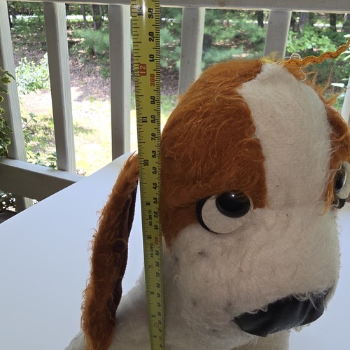 DE COLECCIÓN 12" Peluche Perro Beagle Basset Hound Carnaval Peluche Años 70 Etone - Imagen 7 de 24