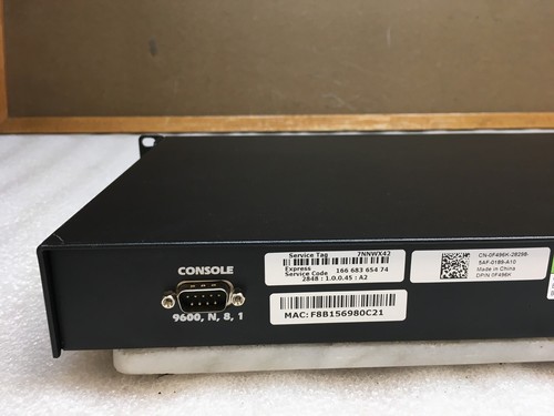 Dell PowerConnect 2848 48 Port 1GB 4 Port SFP Ethernet Switch w/ Rack Ears - Picture 7 of 9