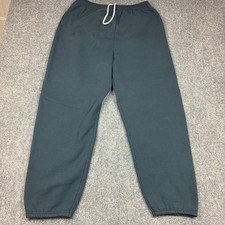 Hanes EcoSmart Sweatpant Men XL Green Fleece Joggers Drawstring Pockets 5771 BKC