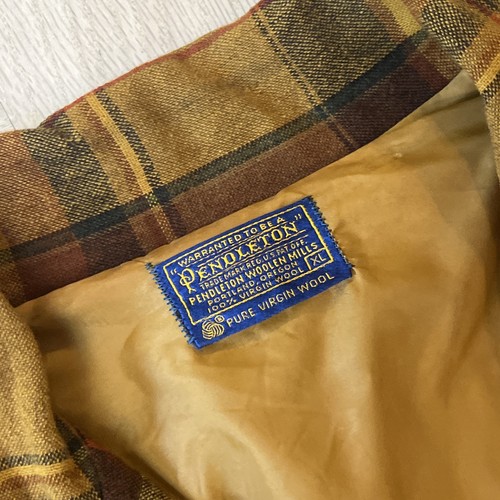 Vintage Pendleton Wool Jacket Mens XL Brown 80s Button Lumberjack Outdoors - Picture 4 of 16