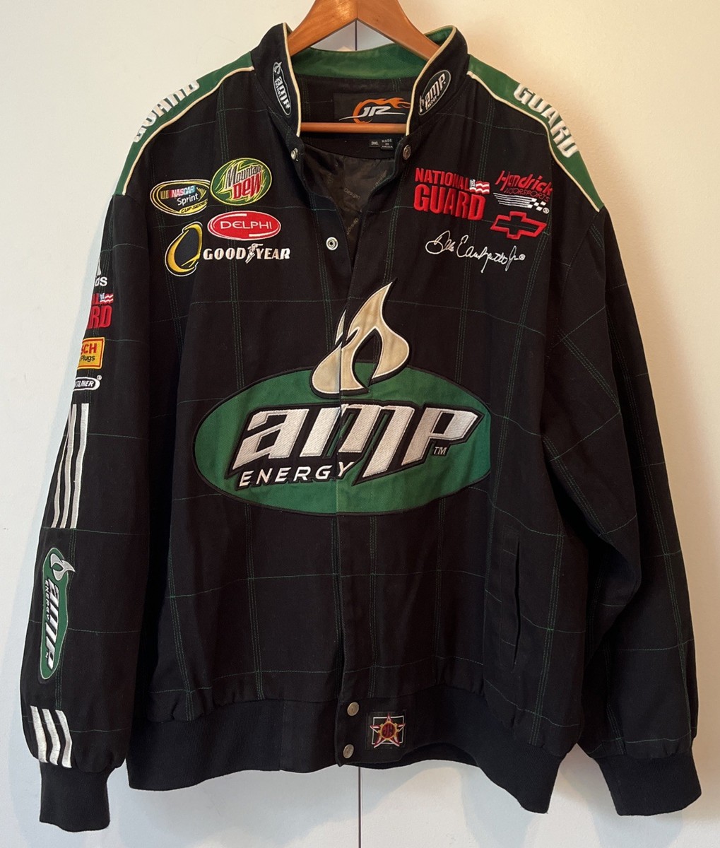 AMPエナジー ナショナルガード レーシングジャケット XL Nascar Jacket JR Nation Mens 3XL Dale Earnhardt Jr Amp