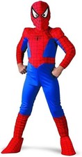 Spider-Man Deluxe Child Costume Size 10-12 Marvel Superhero Halloween Costume