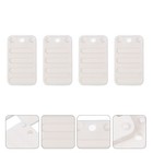 4 Pcs Sofa Leg Floor Protectors Plastic Wedge Bed Leveling Shims