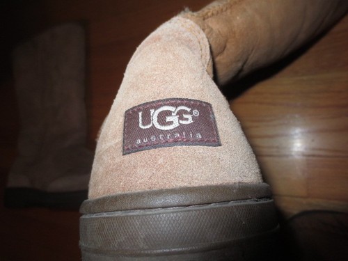 UGG Men's Chestnut Classic Ultra Tall US Size 15 Suede Sheepwool Boots 5240 - Picture 5 of 8