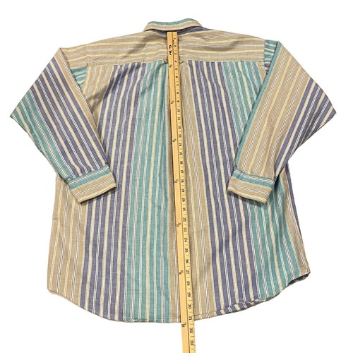 Vtg Chaps Ralph Lauren Dress Shirt Mens 16.5 Striped Button Up Long Sleeve USA - Bild 6 von 8
