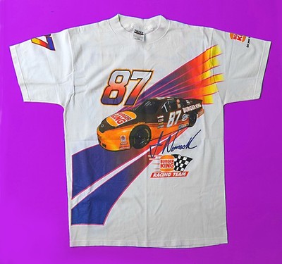 NASCAR T-SHIRT Original Vintage #87 ''JOE NEMECHEK'' Burger King - 1995 NEU & RARE