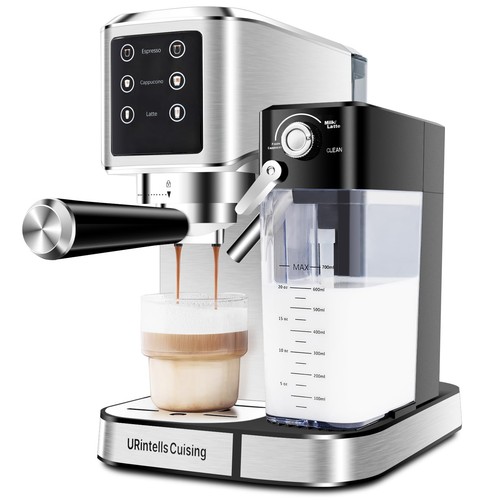 Espresso Machine 20 Bar, Touchscreen Espresso Maker with Automatic Milk Froth...