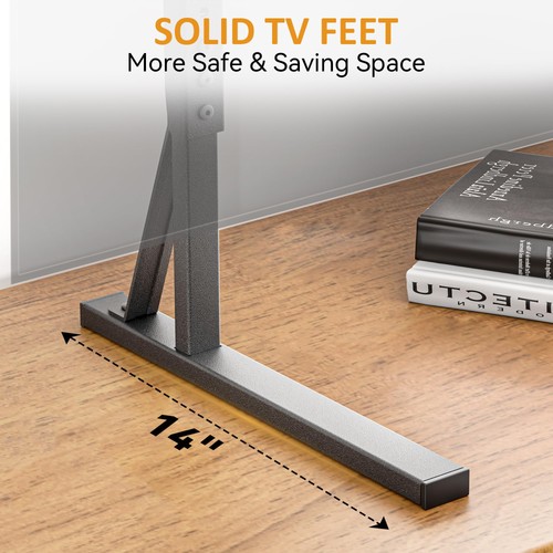 Universal TV Stand Legs for 35-75 Inch LCD//OLED TVs, Tabletop TV Mount Base ... - Bild 4 von 8