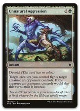 Unnatural Aggression #168 (NM) Battle for Zendikar BFZ Magic MTG