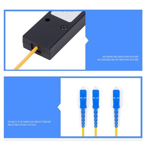 Ftth SC UPC 1X2 Fiber Optical Splitter Coupler Cable FBT Signalmode Module - Photo 5/14