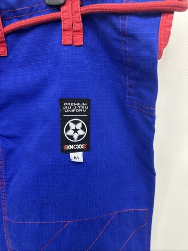 KNOXX Premium Jiu Jitsu Gi "LT Blu e Bianco" Taglia A1 Ottime Condizioni - Foto 9 di 12