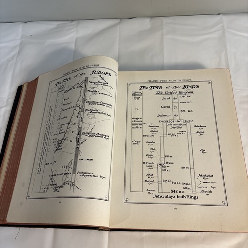 Holy Bible Masonic Edition Cyclopedic Indexed 1949 Red Letter Edition Hertel - Picture 12 of 16