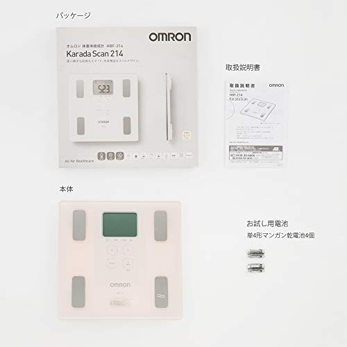 OMRON Body Composition Meter Pink HBF-214-PK Weight Scale from Japan 192636 - Picture 3 of 5