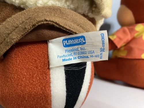 "Muñecas de peluche de colección Chip n Dale Rescue Rangers Playskool Disney 1989 9""" - Imagen 3 de 6