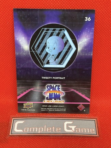 2021 Upper Deck Space Jam A New Legacy Neon Orange #36 Tweety Portrait, cd1 - Picture 2 of 2