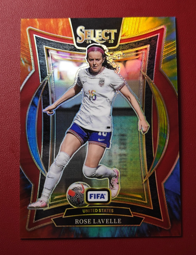 2024-25 Panini Select FIFA Soccer Rose Lavelle USA Tie-Dye Prizm Terrace /25 #94 - Picture 1 of 2