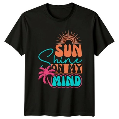 Sunshine On My Mind T-Shirt Strand Tropical Sommer Urlaub