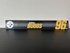 Steelers Isaiah Buggs Game Used Locker Tag Nameplate 10/10/2021 Vs Broncos COA