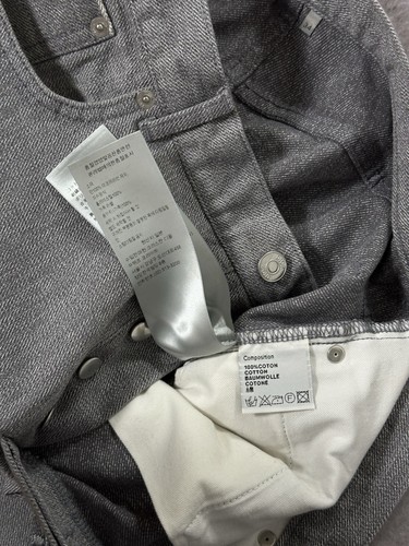 Pantalones de mezclilla Dior Slim 17_Regular Logo gris talla 34 - Imagen 12 de 13