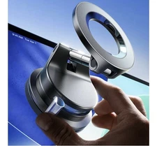 Lisen A608 Magnetic Grip Suction Cup Phone Mount, Black, MagSafe, Hands Free