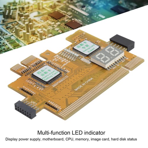 Carte de diagnostic de bureau PCI PCIE 2LPC 4 en 1 analyseur carte mère 2 bits débogage Po FG - Photo 8/22