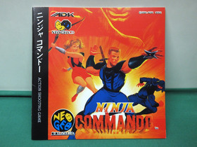 NEOGEO CD -- Ninja Commando -- included spine card. JAPAN GAME. SNK. 14527