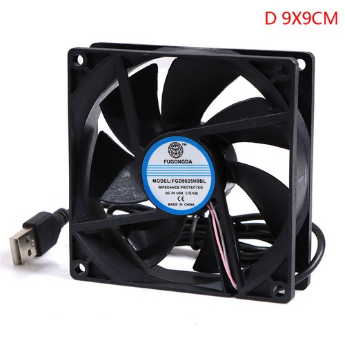 DC 5V USB Brushless Sleeve Bearing Fen Computer PC Silent Cooler Cooling Fan Lot - Photo 16/17