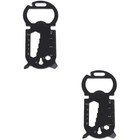  2 Pack Schlüsselanhänger Öffner Mini-flaschenöffner Modeschlüsselkette