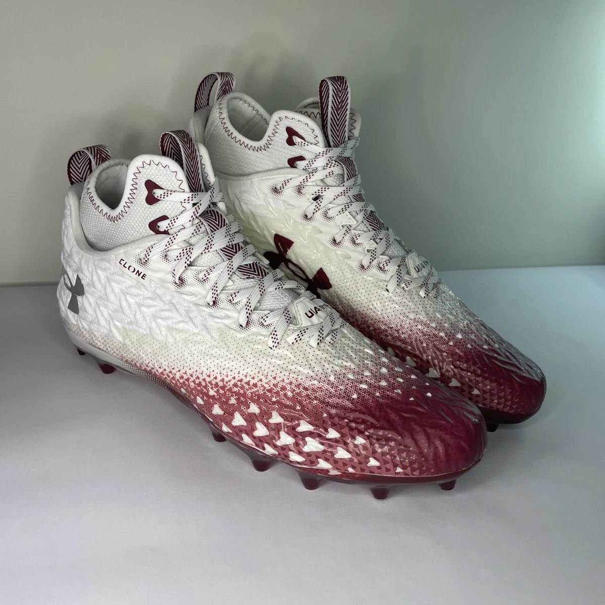 Under Armour Spotlight Clone 3.0 MC White Cardinal for sale | eBay