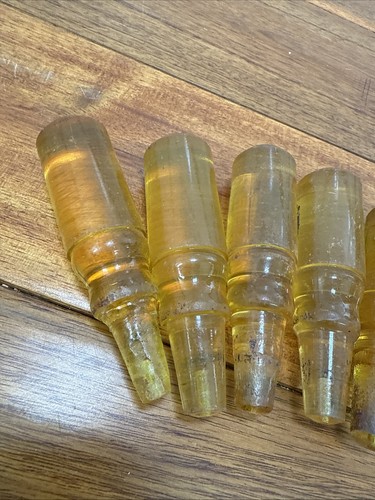 Vintage Yellow Lucite Handle Chisel Handles LOT 5 - Picture 3 of 7