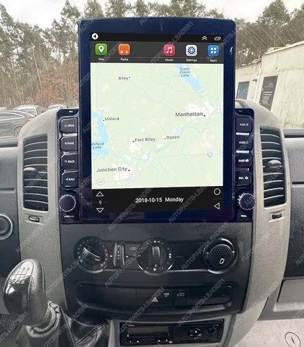 9.7" CarPlay Android 15.0 For 2006-2018 Mercedes Benz Sprinter Stereo Radio GPS - Picture 8 of 24