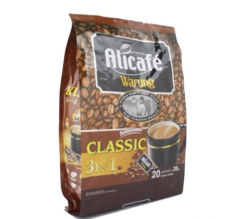 Alicafe Power Root Classic 3-in-1 Instant Coffee -20 Sachets - Halal Malaysia - Picture 2 of 3